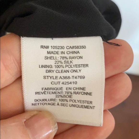 Joie black velvet top - Picture 5 of 5